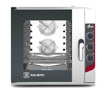 Teutonia SQ06MV SQUERO Electric Manual Bakery Combi Steam Oven - 6 600x400 / GN1/1